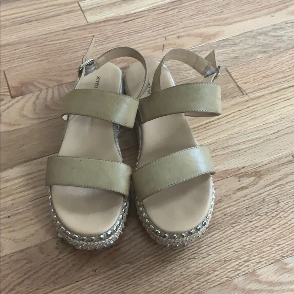 Tan sandals